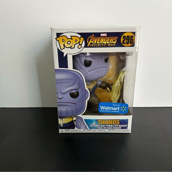 Funko Pop! Thanos #296 (Walmart Exclusive) – Excellent Box Condition - Picture 1 of 6